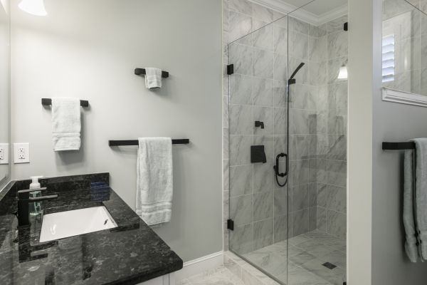 Granite Shower Installation in Tulsa